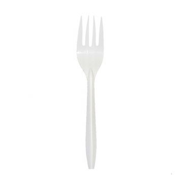 White Plastic Fork